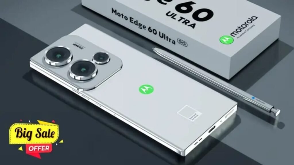 Motorola Edge 60 Ultra 5G – 8000mAh Powerful Battery, 200MP Camera, & 125W Fast Charging, Just ₹10,999!