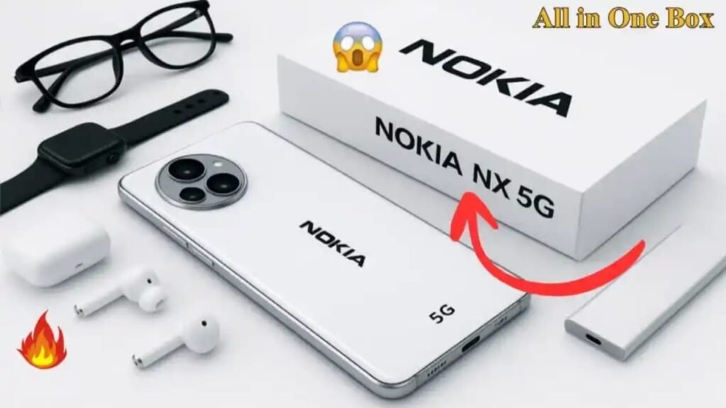 Nokia NX 5G Phone – Mega 200MP Camera, 7000mAh Battery & Premium Features, Just ₹9,999!