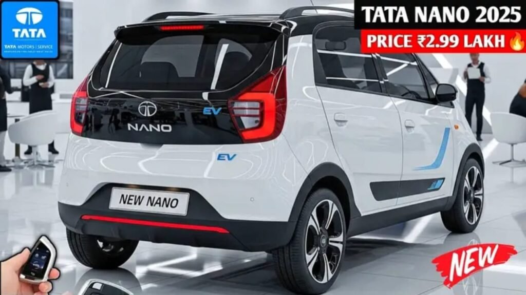 Electric Tata Nano 2025 Launches – Drive 380KM Per Charge, Sunroof & 10-Inch Display at Just ₹1.75 Lakh!