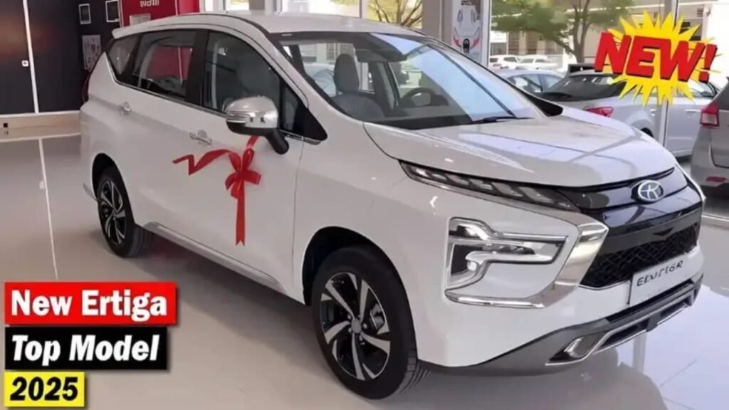 Maruti Suzuki Ertiga 2025 – 7-Seater Family SUV with 33 KM/L Mileage & Sunroof, Just ₹2.89 Lakh!